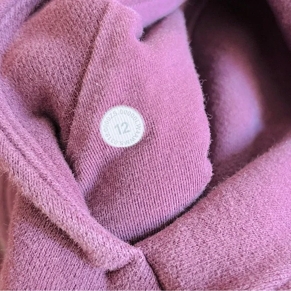 lululemon athletica Maroon Purple Full‎ Zip Scuba Hoodie Jacket 12 - Picture 8 of 9